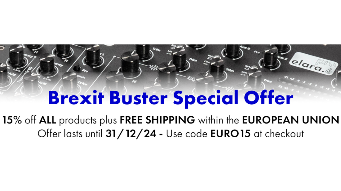 15% Discount & Free shipping for EU Customers